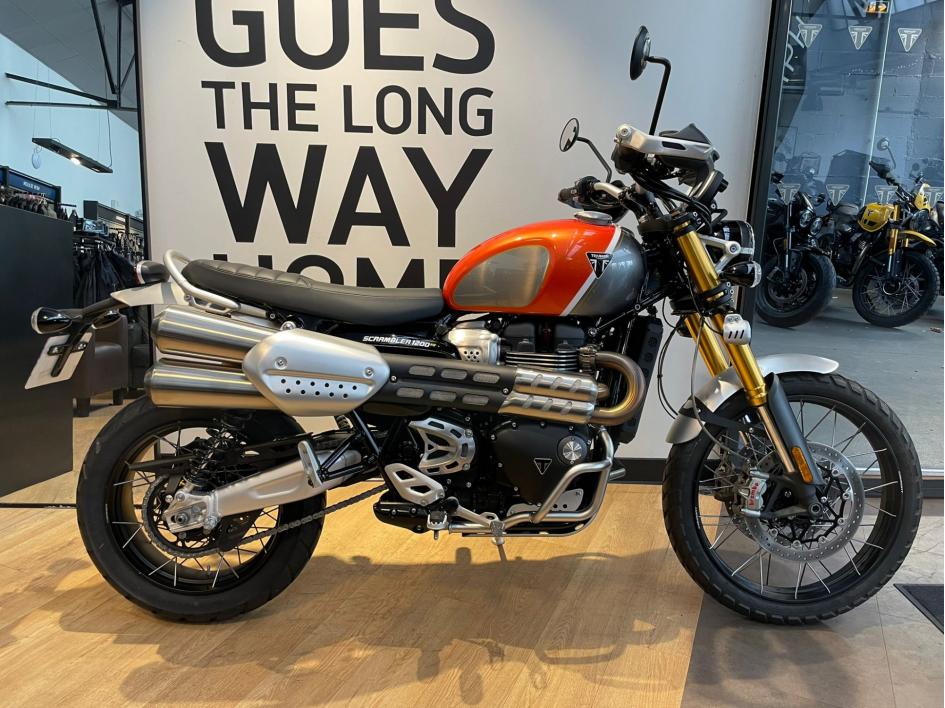 TRIUMPH SCRAMBLER 1200 XE GOLD LINE - 2800 KMS - MAI 2022