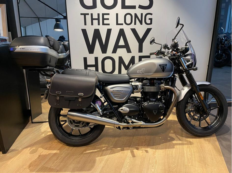 TRIUMPH STREET TWIN 900 EC1 Edition 07/22 1ERE MAIN 4350KMS DEPOT VENTE BRIDABLE A2
