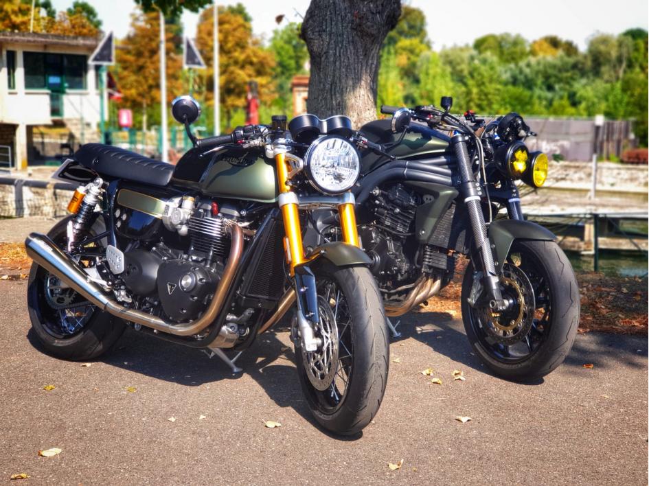 Thruxton RS Matt Khaki Green